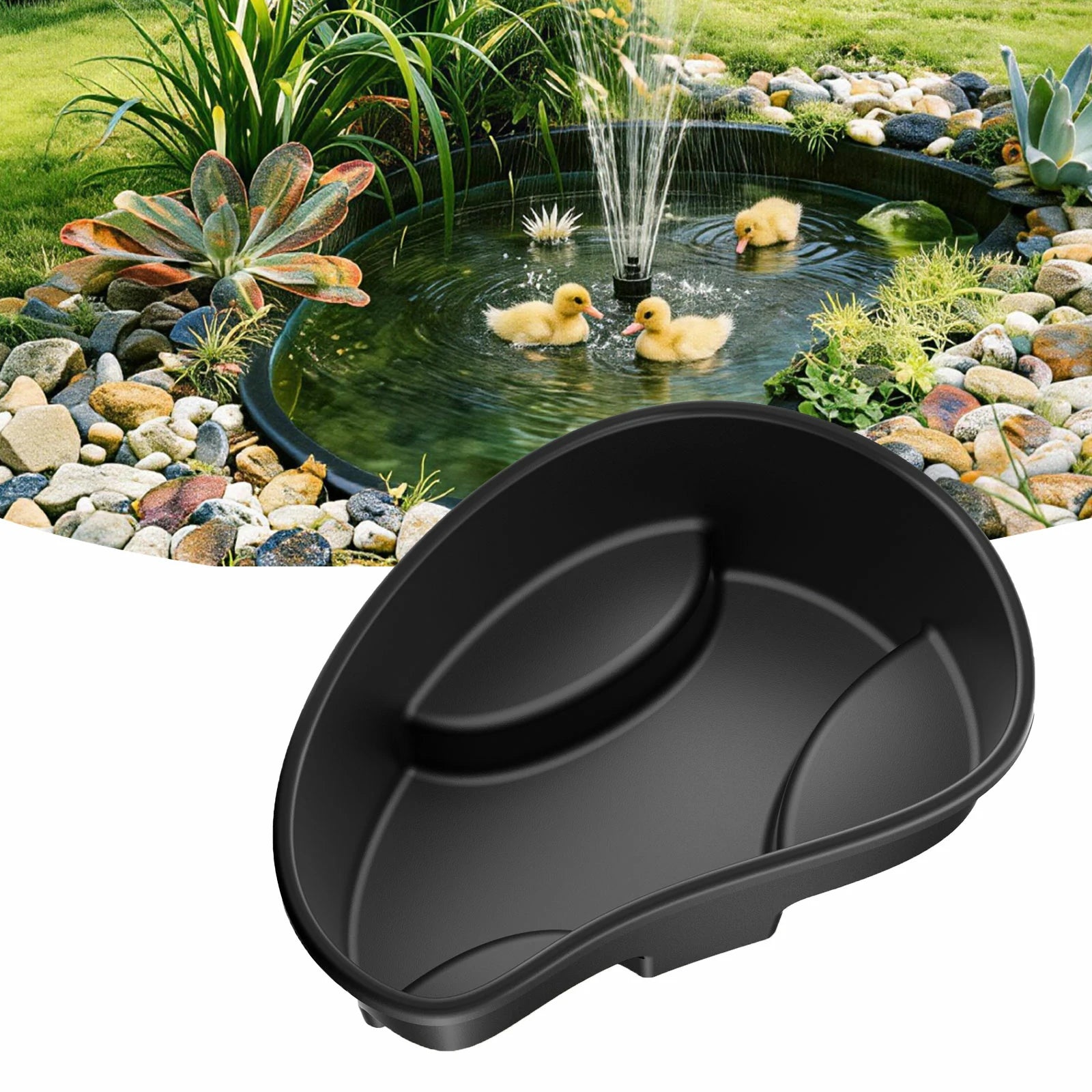 33-Gallon Solar Patio Pond & Fountain Kit
