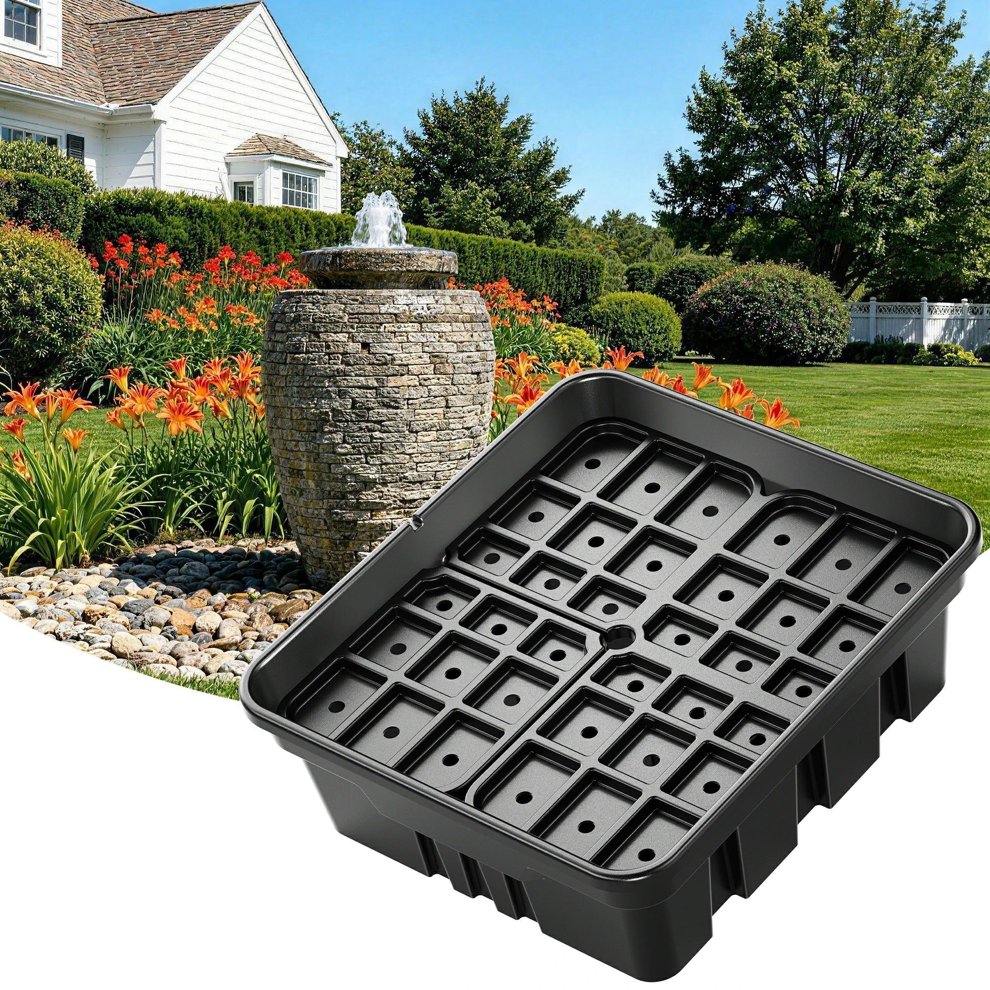 25 Gallon Fountain and Water Feature Basin